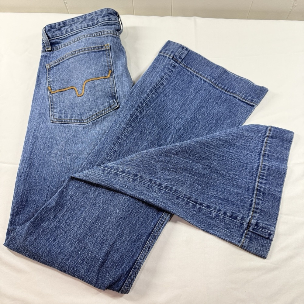 Kimes‎ Ranch Jennifer Jeans Womens 12/32 Super Flare Leg High Rise Mid Wash USA - Picture 12 of 14